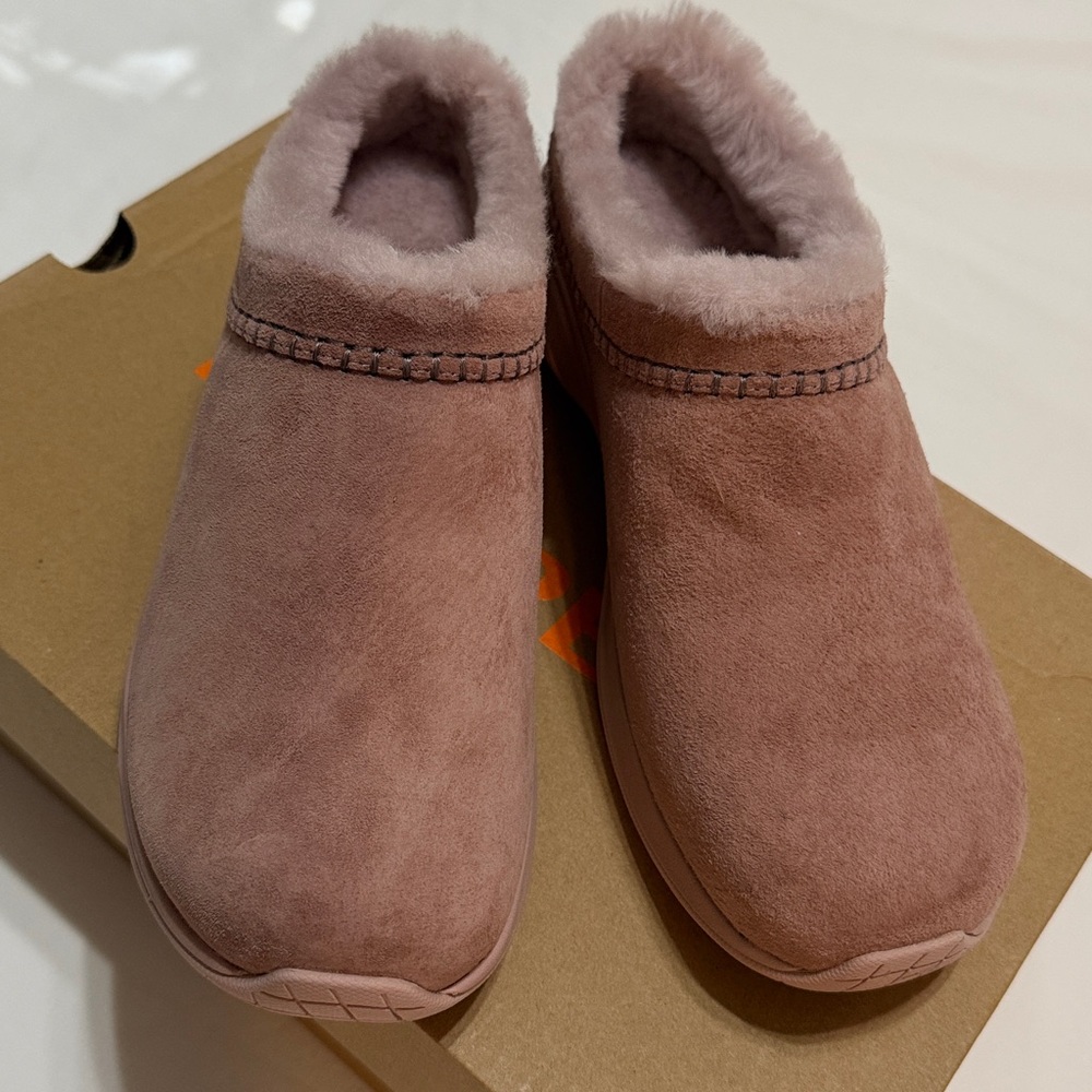 Merrell Encore Ice 5 Women's Mules with Fur Rose Fonce 8.5 NIB - Picture 7 of 8
